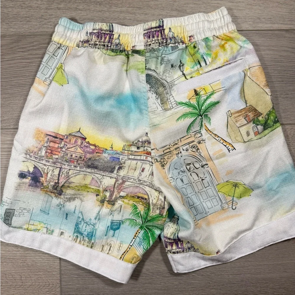 Malibu By Drill Clothing Shorts Men’s Textured Linen size small